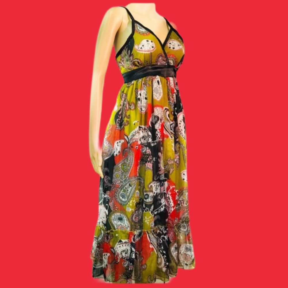 Kaaku Rayon blend midi dress size large
